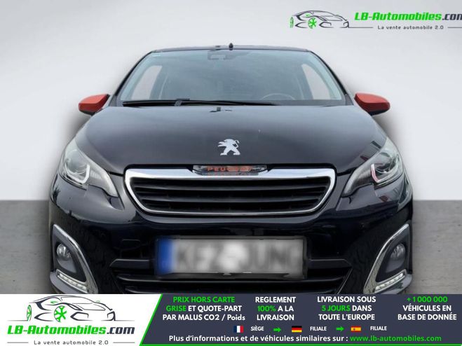Peugeot 108 1.2 82ch BVM Noir M�tallique de 2016