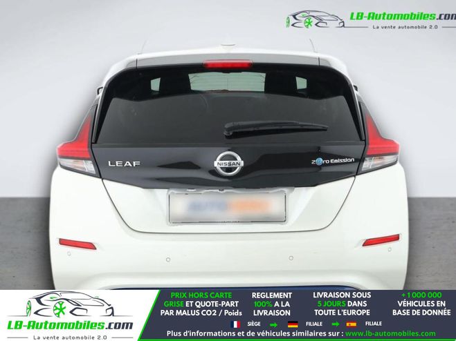 Nissan Leaf Electrique 62kWh 217 ch BVA Blanc de 2021