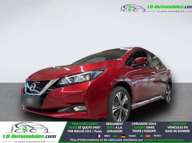 Nissan Leaf Electrique 62kWh 217 ch BVA Rouge M�tallique de 2021