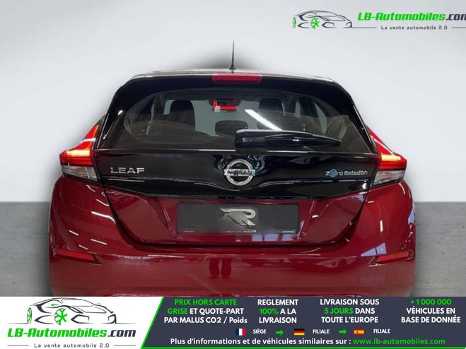 Nissan Leaf Electrique 62kWh 217 ch BVA Rouge M�tallique de 2021