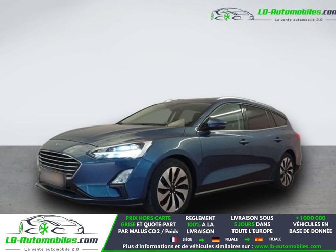 Ford Focus 1.0 EcoBoost 125 mHEV BVA Bleu M�tallique de 2018