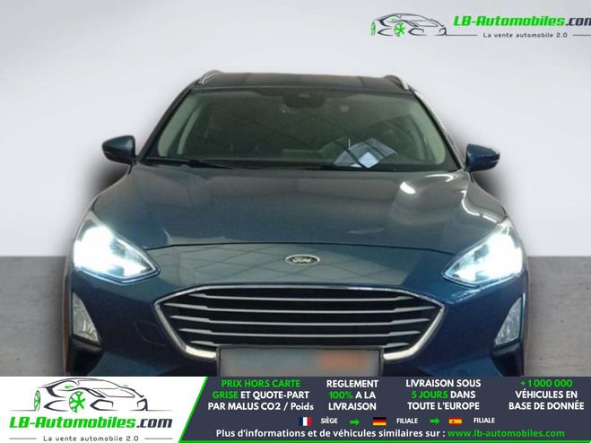 Ford Focus 1.0 EcoBoost 125 mHEV BVA Bleu M�tallique de 2018