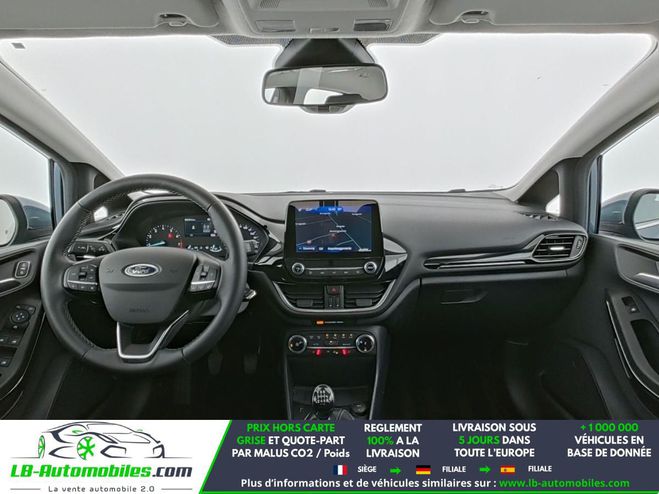 Ford Fiesta 1.0 EcoBoost 125 ch mHEV BVM Bleu M�tallique de 2022