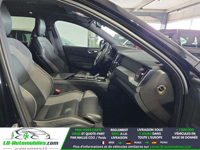 Volvo XC60 T6 AWD 253 ch + 145 ch BVA Noir de 2023