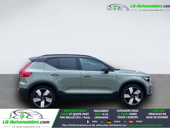 Volvo XC40 Electrique 252 ch BVA Vert M�tallique de 2023