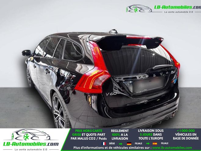 Volvo V60 T6 AWD 367 ch BVA Noir M�tallique de 2018