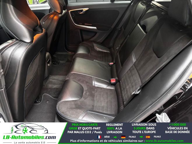 Volvo V60 T6 AWD 367 ch BVA Noir M�tallique de 2018