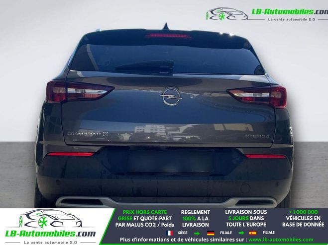 Opel Grandland X Hybrid4 300 ch AWD BVA Gris M�tallique de 2020