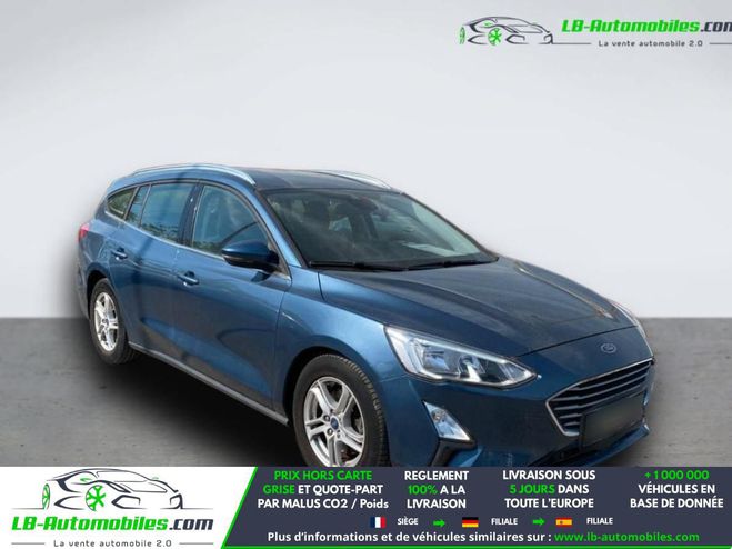 Ford Focus 1.0 EcoBoost 125 mHEV BVA Bleu M�tallique Mate de 2020