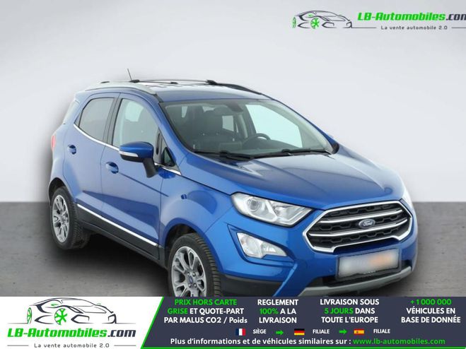 Ford Ecosport 1.0 EcoBoost 125ch BVM Bleu M�tallique de 2019