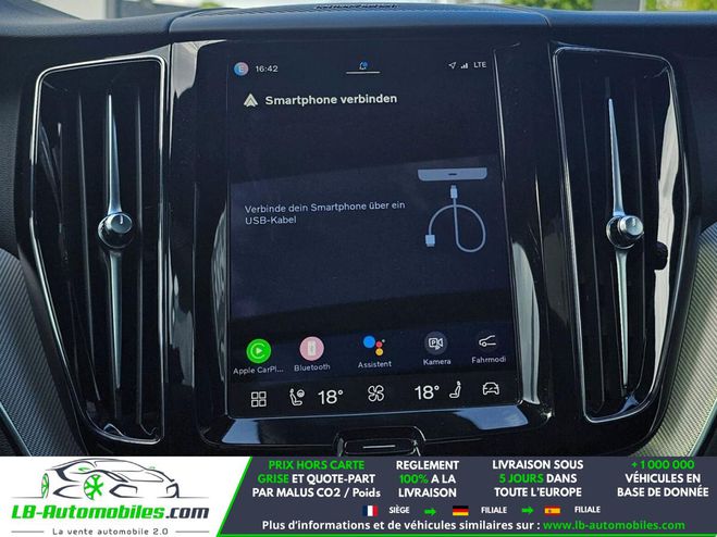 Volvo XC60 T6 AWD 253 ch + 145 ch BVA Noir M�tallique de 2023
