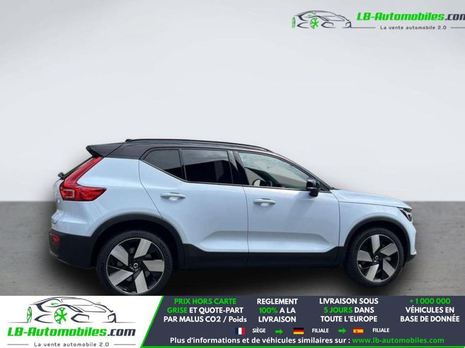 Volvo XC40 Electrique AWD 408 ch BVA Bleu de 2025