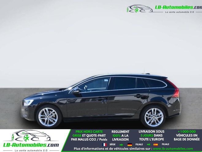 Volvo V60 D4 190 ch  BVA Noir M�tallique de 2017
