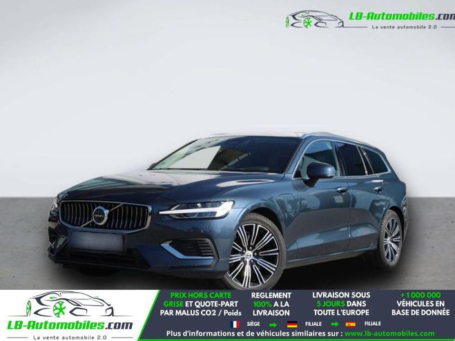 Volvo V60 T6 AWD Hybride Rechargeable 253 ch + 145 Bleu M�tallique de 2025