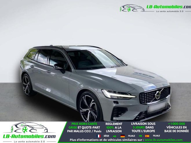 Volvo V60 T8 AWD 310 ch + 145 ch BVA Gris de 2024