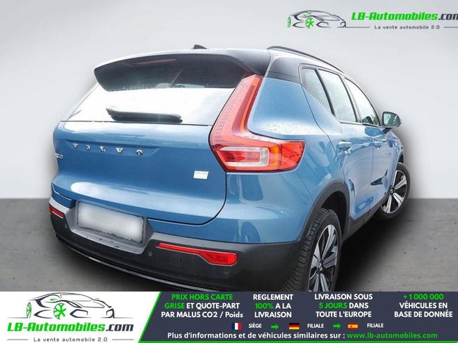 Volvo XC40 Electrique 231 ch BVA Bleu M�tallique de 2023