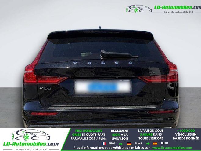 Volvo V60 T6 AWD 253 ch + 145 ch BVA Noir M�tallique de 2020