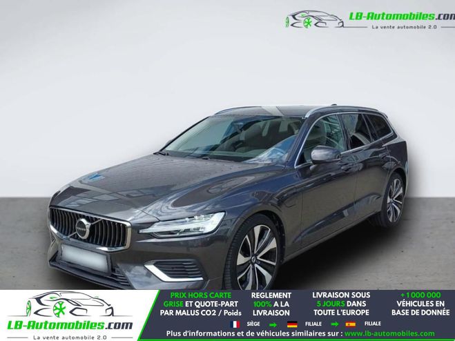 Volvo V60 T6 AWD Hybride Rechargeable 253 ch + 145 Gris M�tallique de 2023