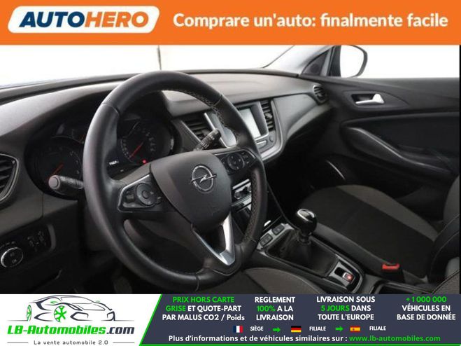 Opel Grandland X 1.2 Turbo 130 ch BVM Gris M�tallique de 2020