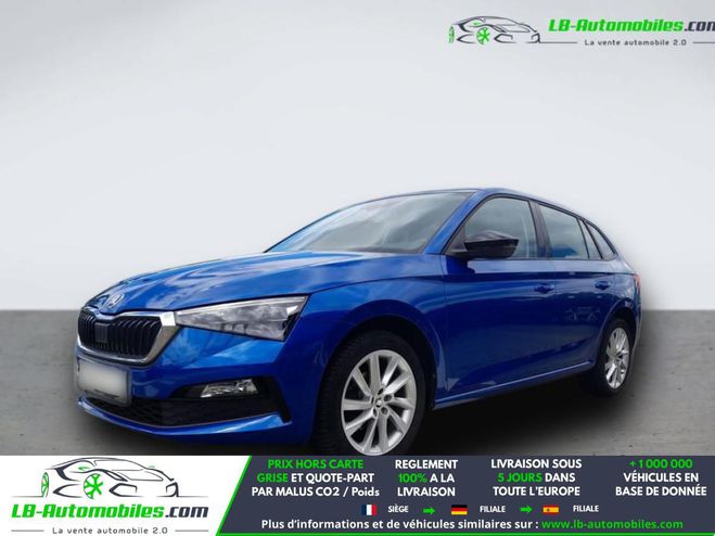 Skoda Scala 1.0 TSI 116 ch BVM Bleu M�tallique de 2020