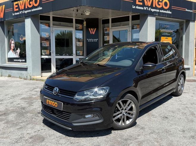 Volkswagen Polo 1.4 tdi 90 ch bluemotion r line Noir de 2017