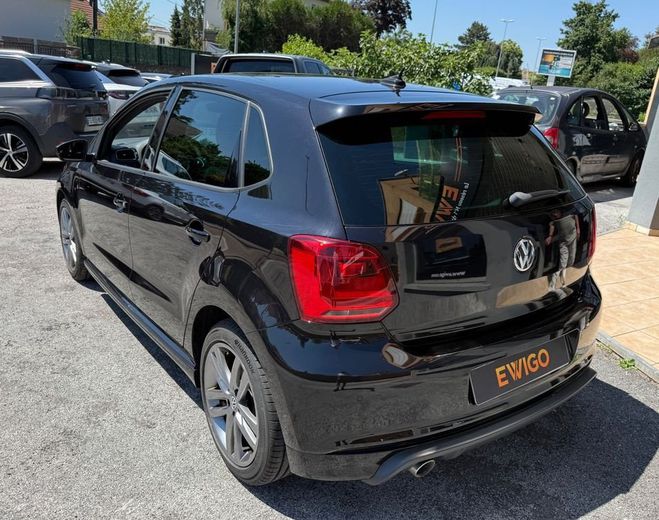 Volkswagen Polo 1.4 tdi 90 ch bluemotion r line Noir de 2017