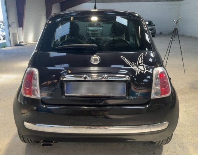 Fiat 500 1.2 8V 69CH S&S LOUNGE DUALOGIC Noir de 2010