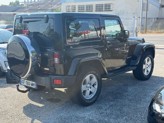 Jeep Wrangler 2.8 CRD 200 FAP SAHARA BVA NOIR de 2012