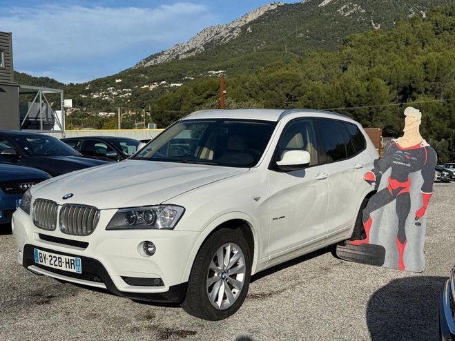 BMW X3 (F25) XDRIVE30DA 258CH SPORT DESIGN BLANC de 2011