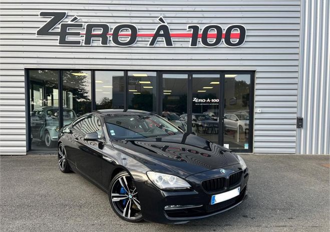 BMW Serie 6 640D coup� 3.0 313ch PACK LUXE propulsio Noir de 2012