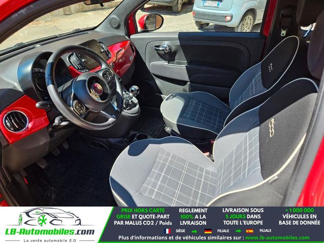 Fiat 500 1.2 69 ch BVA Rouge de 2021