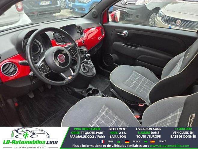 Fiat 500 1.2 69 ch BVA Rouge de 2021