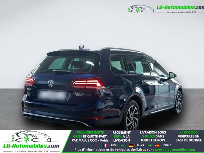 Volkswagen Golf 2.0 TDI 150 BVM Bleu M�tallique de 2018