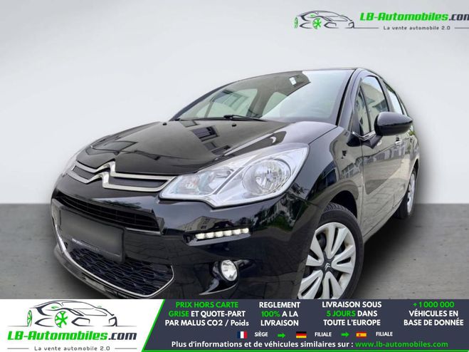 Citroen C3 PureTech 68 BVM Noir M�tallique de 2016