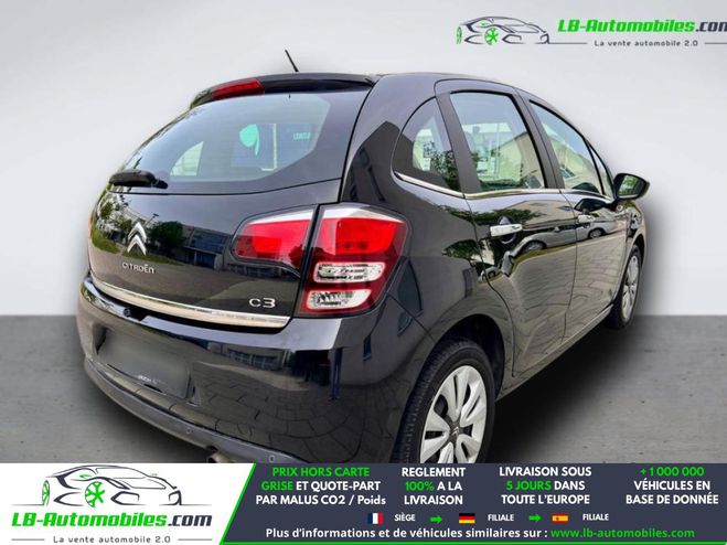 Citroen C3 PureTech 68 BVM Noir M�tallique de 2016
