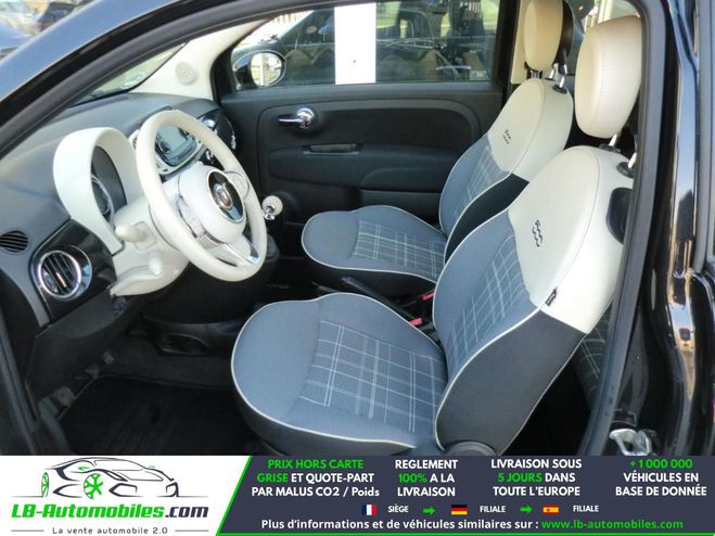 Fiat 500 1.2 69 ch BVM Noir M�tallique de 2018