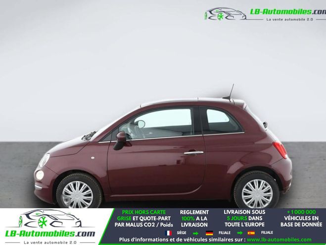Fiat 500 0.9 8V 85 ch TwinAir BVM Rouge M�tallique de 2016
