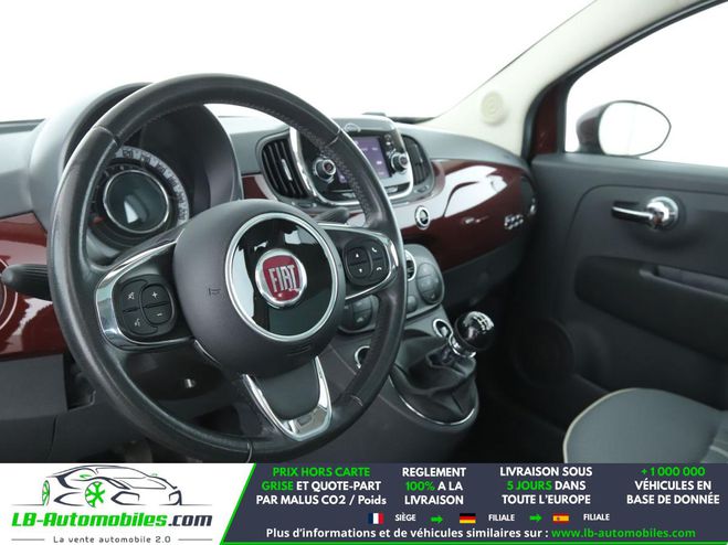 Fiat 500 0.9 8V 85 ch TwinAir BVM Rouge M�tallique de 2016