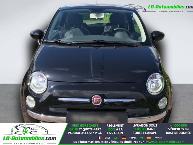 Fiat 500 1.2 8V 69 ch BVM Noir M�tallique de 2015