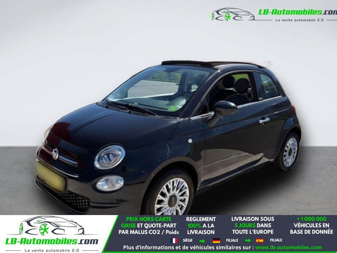Fiat 500 1.2 8V 69 ch BVM Noir M�tallique de 2016