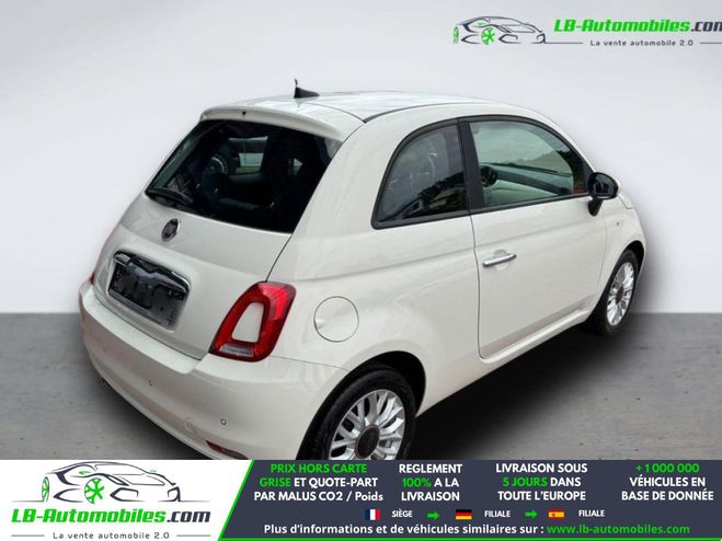 Fiat 500 1.2 69 ch BVA Blanc de 2020