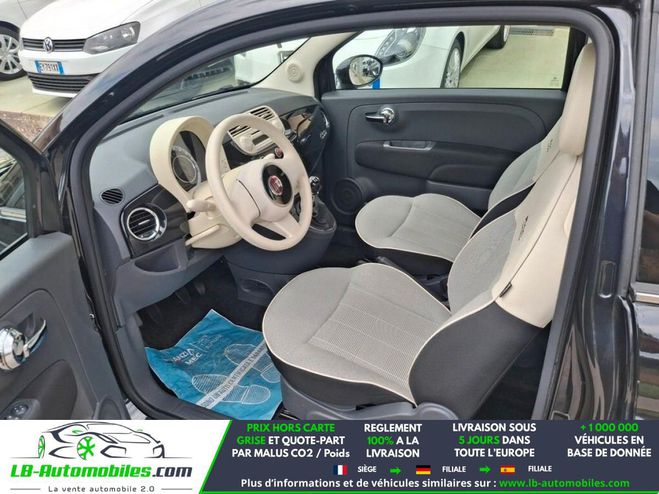 Fiat 500 1.2 8V 69 ch BVM Noir de 2015