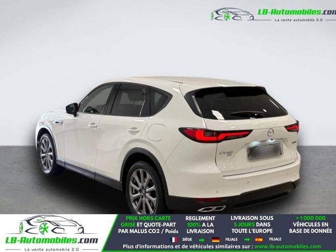 Mazda CX-60 2.5L e-SKYACTIV PHEV 327 ch 4x4 BVA Blanc de 2024