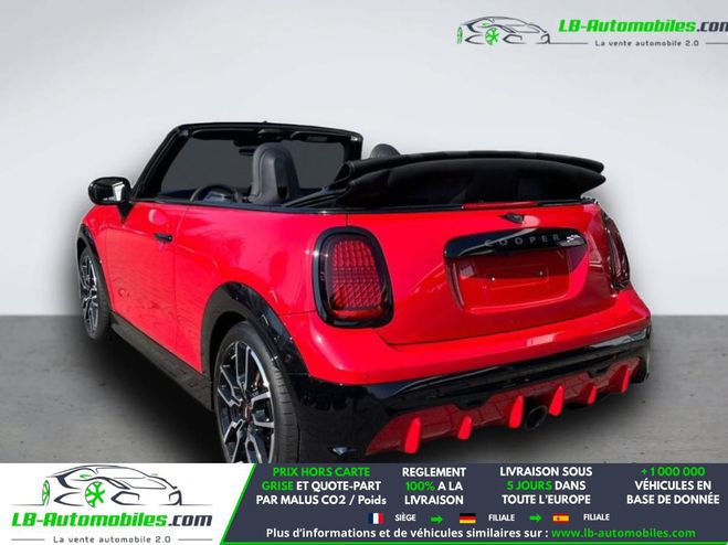 Mini Cabrio John  Works 231 ch BVA Rouge M�tallique de 2025