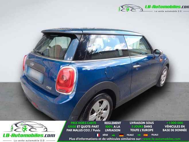 Mini Cabrio One 102 ch BVM Bleu M�tallique de 2015