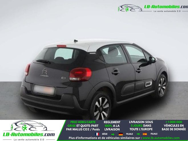 Citroen C3 BLUEHDI 100 BVM Noir M�tallique de 2020