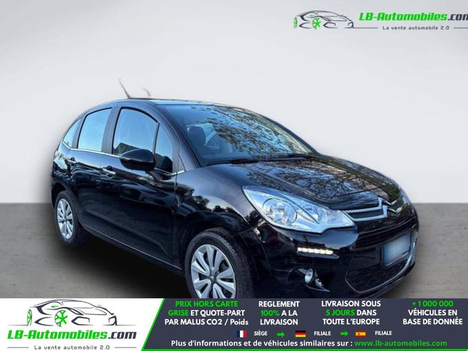 Citroen C3 PureTech 82 BVM Noir M�tallique de 2015