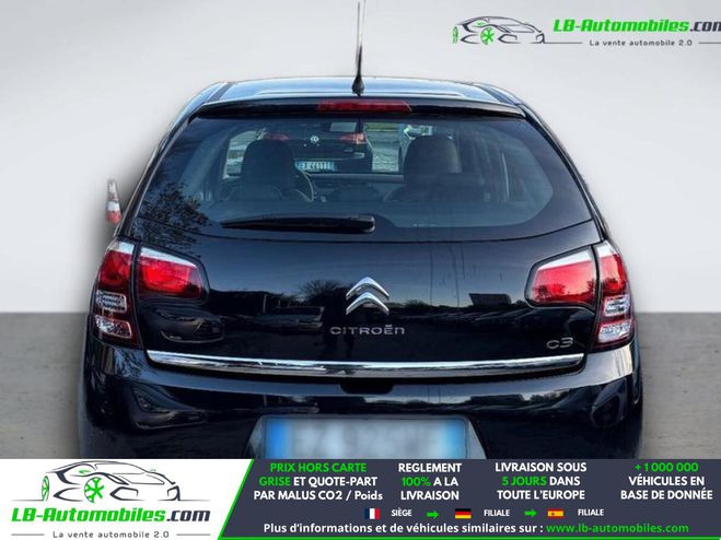 Citroen C3 PureTech 82 BVM Noir M�tallique de 2015