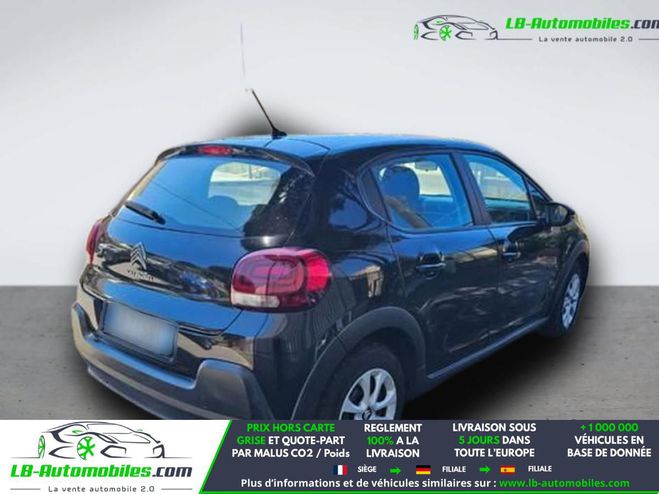 Citroen C3 BlueHDi 75 BVM Noir de 2017