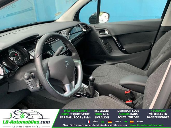 Citroen C3 PureTech 82 BVM Noir M�tallique de 2016